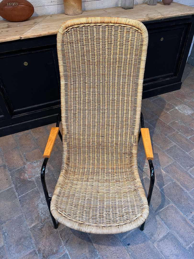 Fauteuil En Osier Marchand D Oublis