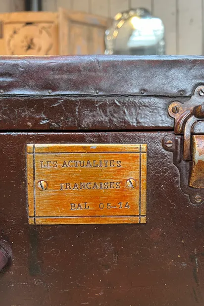 Valise en cuir vintage années 80 - Accessoires & Bagagerie