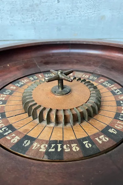 JEU ANCIEN ROULETTE PARISIENNE XIXEME