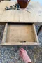 Petite table de cuisine en peuplier