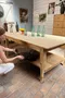 Très grande table de drapier début XXe