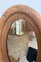 Ancien miroir ovale Louis-Philippe
