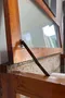 Ancienne vitrine de magasin en hêtre – Années 50