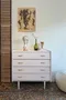 Commode vintage rose pâle