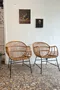 Paire de fauteuils en rotin – Années 50