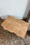 Table basse brutaliste en chêne – Années 50
