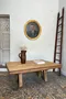 Table basse avec plateau en sapin