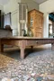 Ancienne table basse en bois Début XXème 