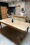 Table de conférence en chêne Début XXème 