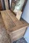 Commode coffre en chêne du XIXe siècle
