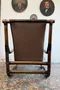 Fauteuil en bambou et cuir tressé – années 70