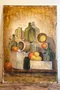 Ancien tableau de nature morte 1960