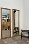 Ancien miroir en chêne - Années 50