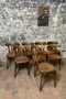 Série de huit chaises bistrot