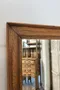 Ancien miroir en chêne - Années 50