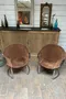 Rare paire de fauteuils Ballon Années 70