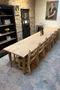 Grande table d’estaminet en sapin