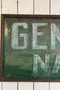 Rare enseigne ancienne “Gendarmerie Nationale”