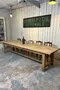 Grande table de ferme en chêne massif - Années 50