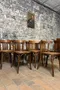 Série de huit chaises bistrot