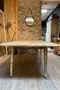 Ancienne table à rallonge en bois Début XXème 