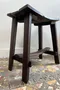 Paire de tabourets en chêne - années 50-60