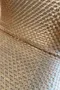 Fauteuil en bambou et cuir tressé – années 70
