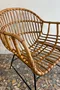 Paire de fauteuils en rotin – Années 50