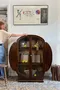 Vitrine ronde Art déco – Années 30