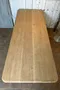 Ancienne table en chêne brut artisanale