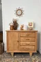 Commode vintage en bois massif – Années 50