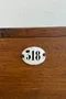 Ancien banc numéroté