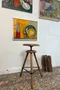 Ancien tabouret d’atelier réglable