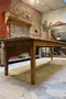 Table de ferme en peuplier Début XXème 