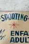 Pancarte publicitaire en tôle - années 1960