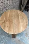 Table ronde transformable en paire de consoles