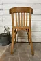 Série de 6 chaises bistrot Thonet en bois blond