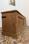 Ancien banc coffre en chêne