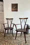 Paire de fauteuils en hêtre – Années 60