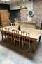 Table de conférence en chêne Début XXème 
