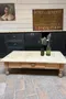 Table basse en hêtre Début XXème 