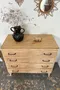 Commode vintage en chêne et hêtre – Années 50