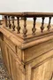 Ancien comptoir de caisse Napoléon III en chêne