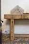 Établi console en frêne