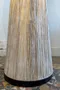 Lampe sculpture vintage en soie