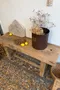 Établi console en frêne