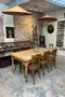 Grande table à l’italienne en merisier – début XXe