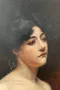 Ancien tableau de nu 1900
