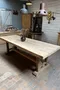 Table d’atelier en sapin début 20e