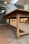 Grande table de travail en sapin - Début XXe siècle